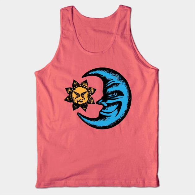 Vintage Sun and Moon T-Shirt | Embrace the Sun Tank Top by TeesByJay